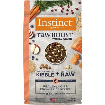 Instinct Rawboost Whole Grain Salmon 4.5lb.