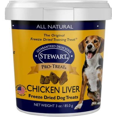 Stewart Pro-Treat Freeze Dried Chicken Liver 3 oz.