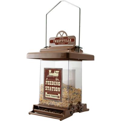 Absolute Rustic Farmhouse Train Feeding Station Brown 6 lb.