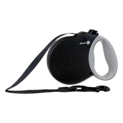 Alcott Adventure Retractable Belt Leash LG 16 ft. Black