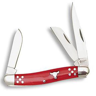 American Buffalo Knife & Tool Barangas Stockman Red