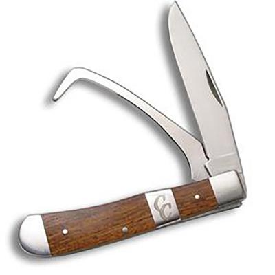 American Buffalo Knife & Tool Stockyard Farriers Knife Rosewood