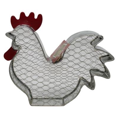 Audubon Rustic Farmhouse Wire Rooster Peanut Feeder