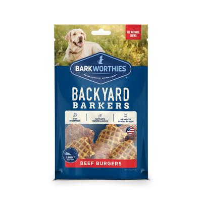 Barkworthies Backyard Barkers Beef Burger Chews