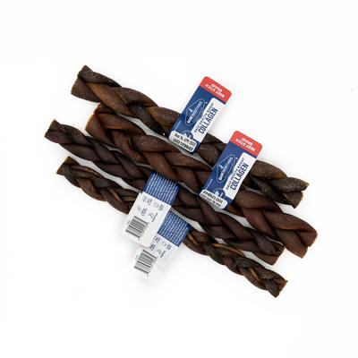 Barkworthies Collagen Beef Stick Braid 9 in.