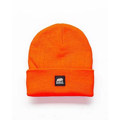 Berne Men's Cuffed Acrylic Knit Hat Orange