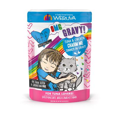 BFF OMG Tuna & Chicken Charm Me Dinner In Gravy Pouch 3 oz.