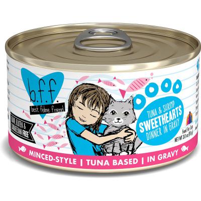 BFF Tuna & Shrimp Sweethearts Dinner In Gravy 3 oz.