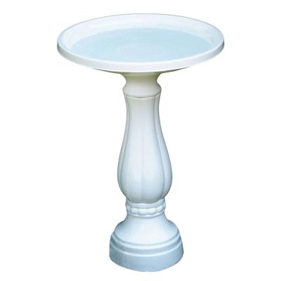 Bloem Bird Bath Plastic White 17 in. Dia