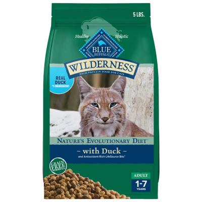 Blue Wilderness Adult Cat Duck Recipe 5 lb.