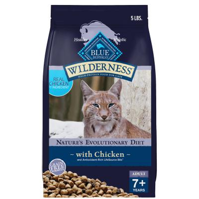 Blue Wilderness Mature Cat Chicken Recipe 5 lb.