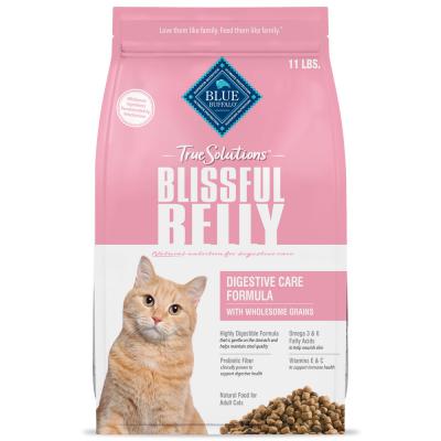 Blue True Solutions Blissful Belly Digestive Care Adult Cat Chicken 11 lb.