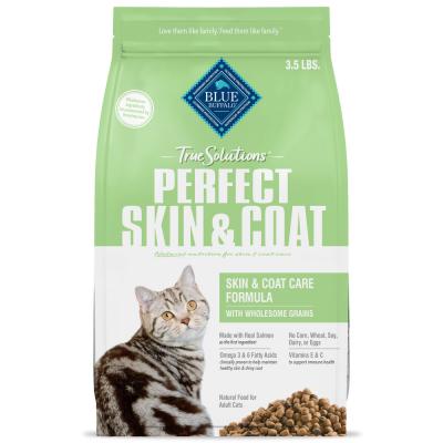 Blue True Solutions Perfect Coat Skin & Coat Care Adult Cat Salmon 3.5 lb.