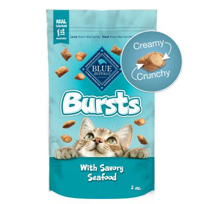 Blue Bursts Filled Cat Treats Seafood 2 oz.