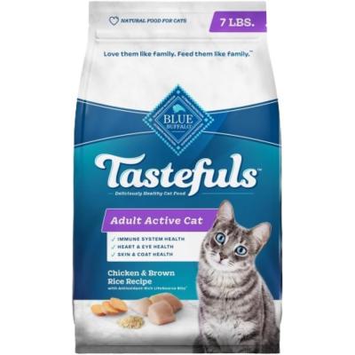 Blue Tastefuls Adult Cat Chicken & Brown Rice 7 lb.