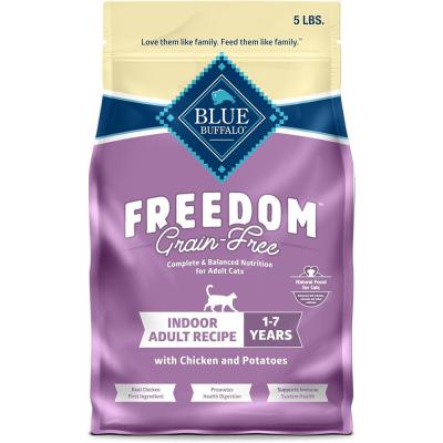 Blue Freedom Adult Cat Grain-Free Indoor Chicken Recipe 5 lb.