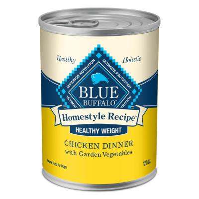 Blue Homestyle Recipe Adult Dog HW Chicken Dinner with Garden Vegetables 12.5 oz.