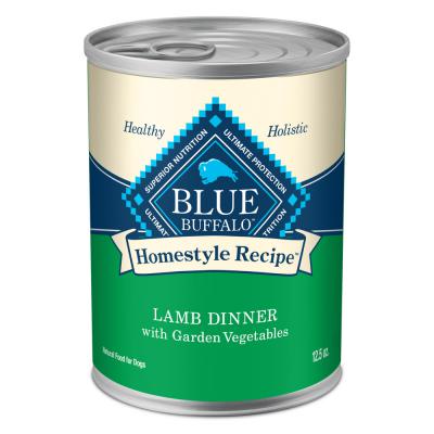 Blue Homestyle Recipe Adult Dog Lamb Dinner with Garden Vegetables 12.5 oz.