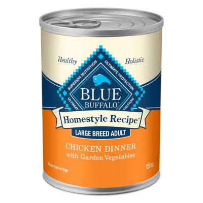 Blue Homestyle Recipe Large Breed Chicken Dinner with Garden Vegetables 12.5 oz.