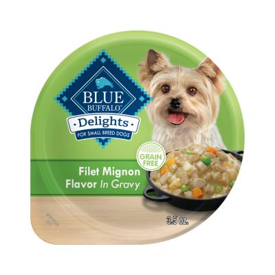 Blue Divine Delights Small Breed Small Breed Filet Mignon Flavor in Gravy 3.5 oz.