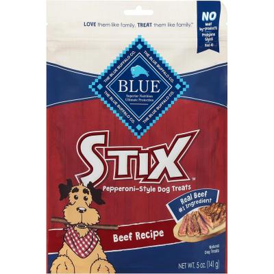 Blue Stix Soft-Moist Treats Beef Recipe 5 oz.