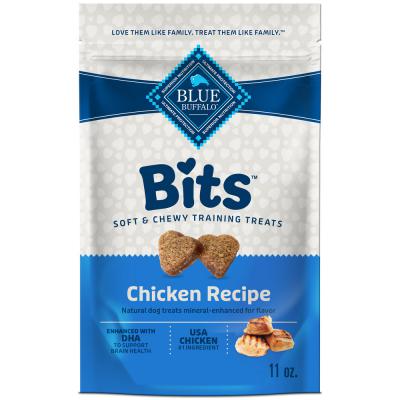 Blue Bits Soft Training Treats Tasty Chicken Recipe 11 oz.