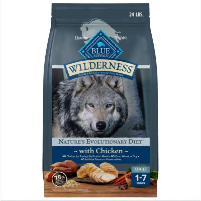 Blue Wilderness Adult Dog Healthy Weight Chicken with Wholesome Grains Recipe 24 lb.