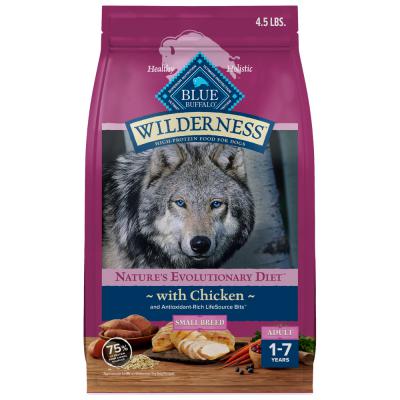 Blue Wilderness Small Breed Adult Dog Chicken with Wholesome Grains Recipe