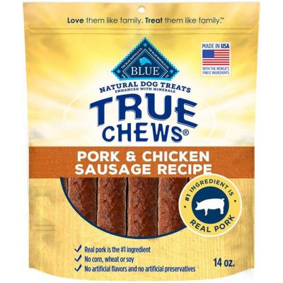 Blue True Chews Dog Pork & Chicken Sausage 14 oz.