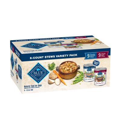 Blue Stew Adult Dog Hearty Beef & Country Chicken Variety Pack 12.5 oz.