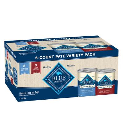 Blue Homestyle Recipe Adult Dog Chicken & Beef Dinner Variety Pack