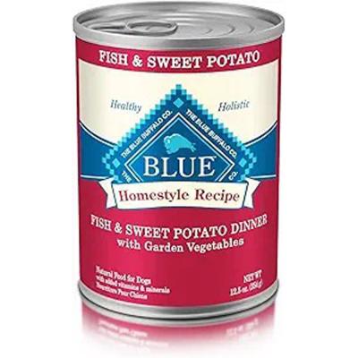 Blue Homestyle Recipe Adult Dog Fish + Sweep Potato 12.5 oz.