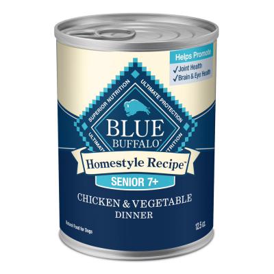 Blue Homestyle Recipe Senior Chicken Dinner with Garden Vegetables 12.5 oz.