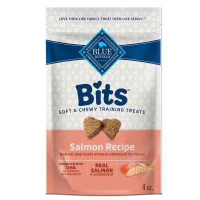 Blue Bits Soft Dog Training Treats Savory Salmon Recipe 4 oz.