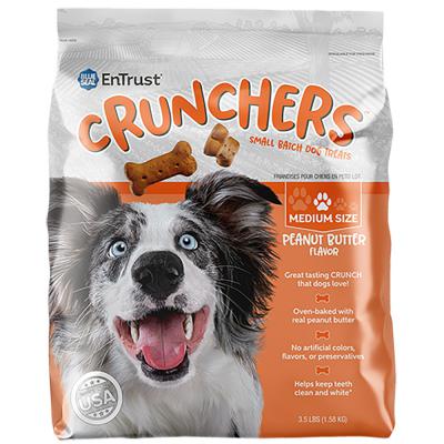 Blue Seal EnTrust Crunchers Medium Peanut Butter Flavor 3.5 lb.