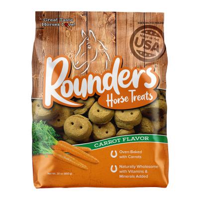 Rounders Horse Treats Carrot Flavor 30 oz.