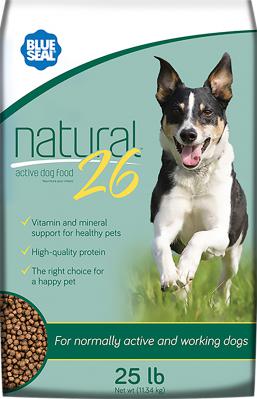 Blue Seal Natural 26 Active Dog Food 50 lb.