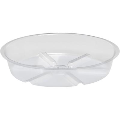 Bond 8 in. Clear Plastic Saucers