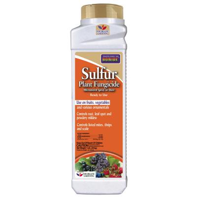 Bonide Sulfur Plant Fungicide Micronized Spray Or Dust Ready To Use 1 lb.