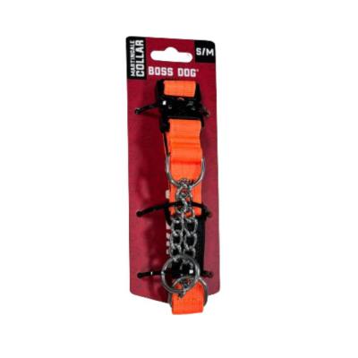 Boss Dog Martingale Dog Collar Hunter Orange SM/MD