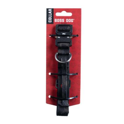 Boss Dog Tactical Adjustable Dog Collar Black Camo