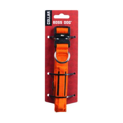 Boss Dog Tactical Adjustable Dog Collar Hunter Orange