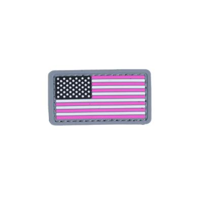 Boss Dog Tactical Collar Patch Pink USA Flag One Size