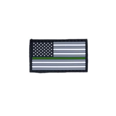 Boss Dog Tactical Collar Patch USA Thin Green Line One Size