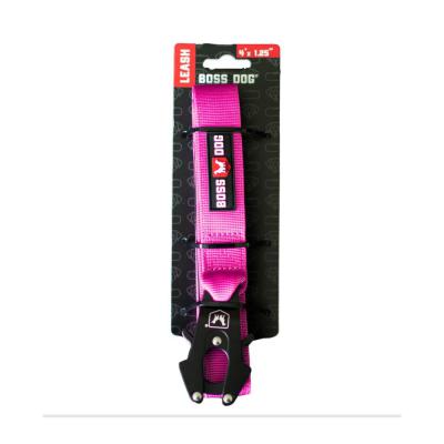 Boss Dog Tactical Dog Leash Hot Pink 4 ft.