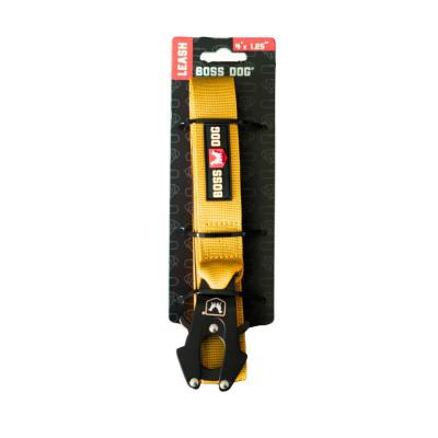 Boss Dog Tactical Dog Leash Yellow 4 ft.