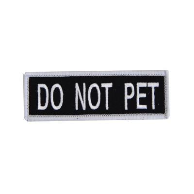 Boss Dog Tactical Harness Patch Do Not Pet SM