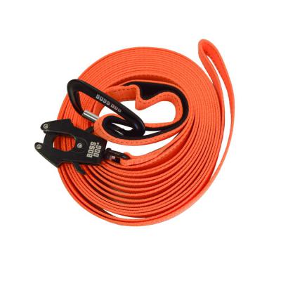 Boss Dog Tactical Nylon Tracking Dog Leash Hunter Orange 20 ft.