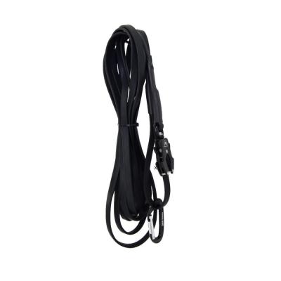 Boss Dog Tactical TPU Tracking Dog Leash Black 20 ft.