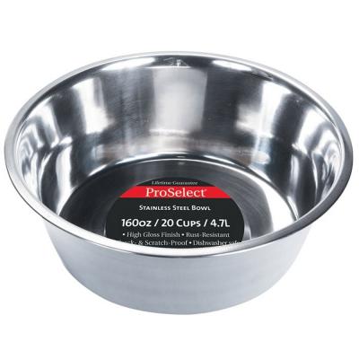 ProSelect Pet Feeding Dish 5 qt. Stainless Steel